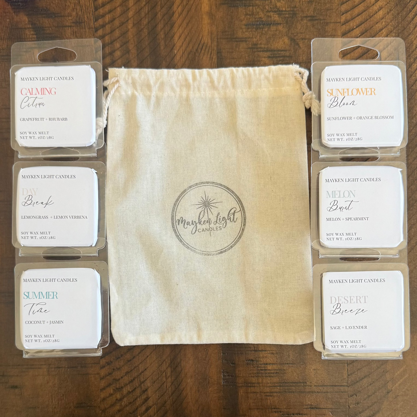 Scent Sample Bag – Wax Melts (6 scents)