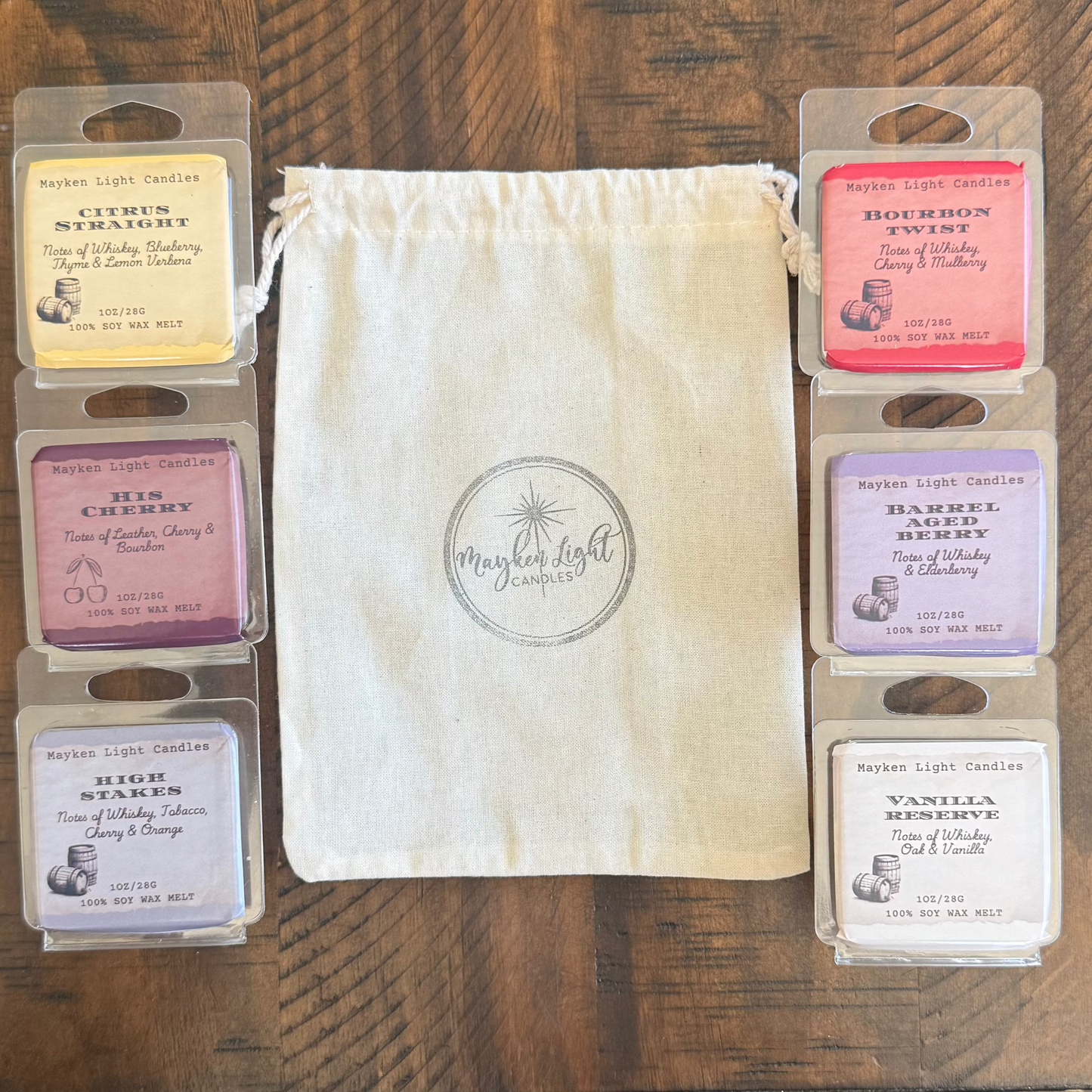 Scent Sample Bag – Wax Melts (6 scents)