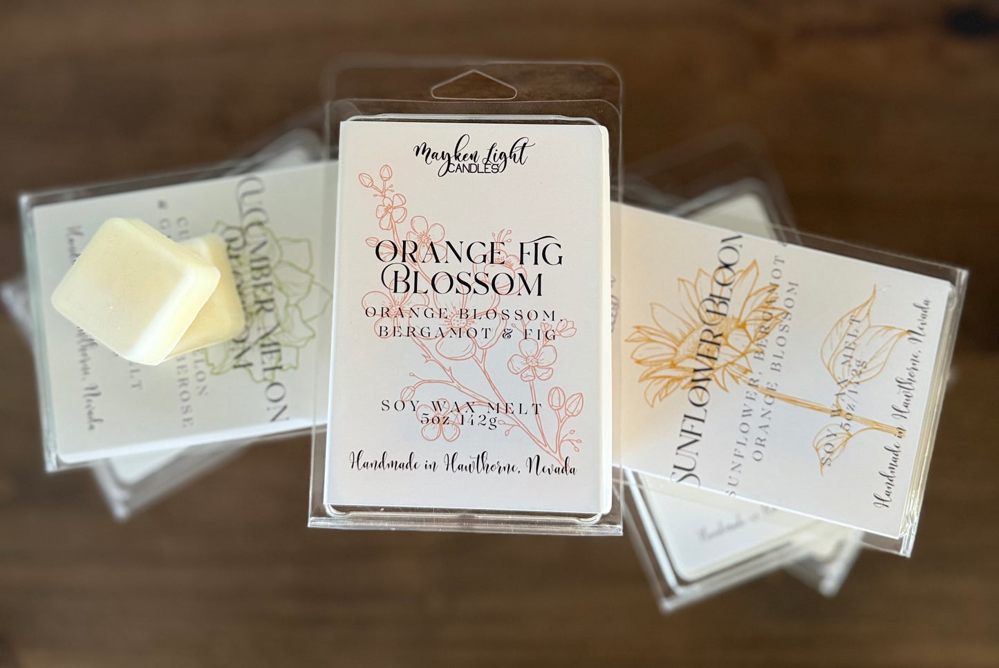 Orange Fig Blossom Wax Melt